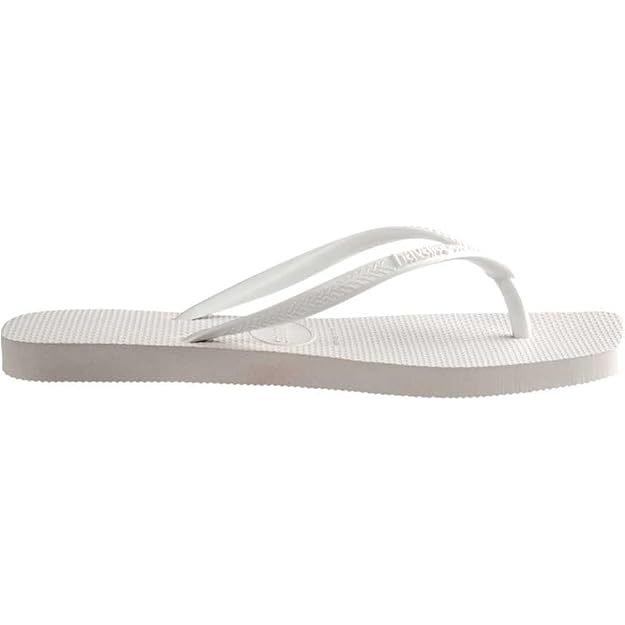 Havaianas Women's Slim Square Flip Flops In White