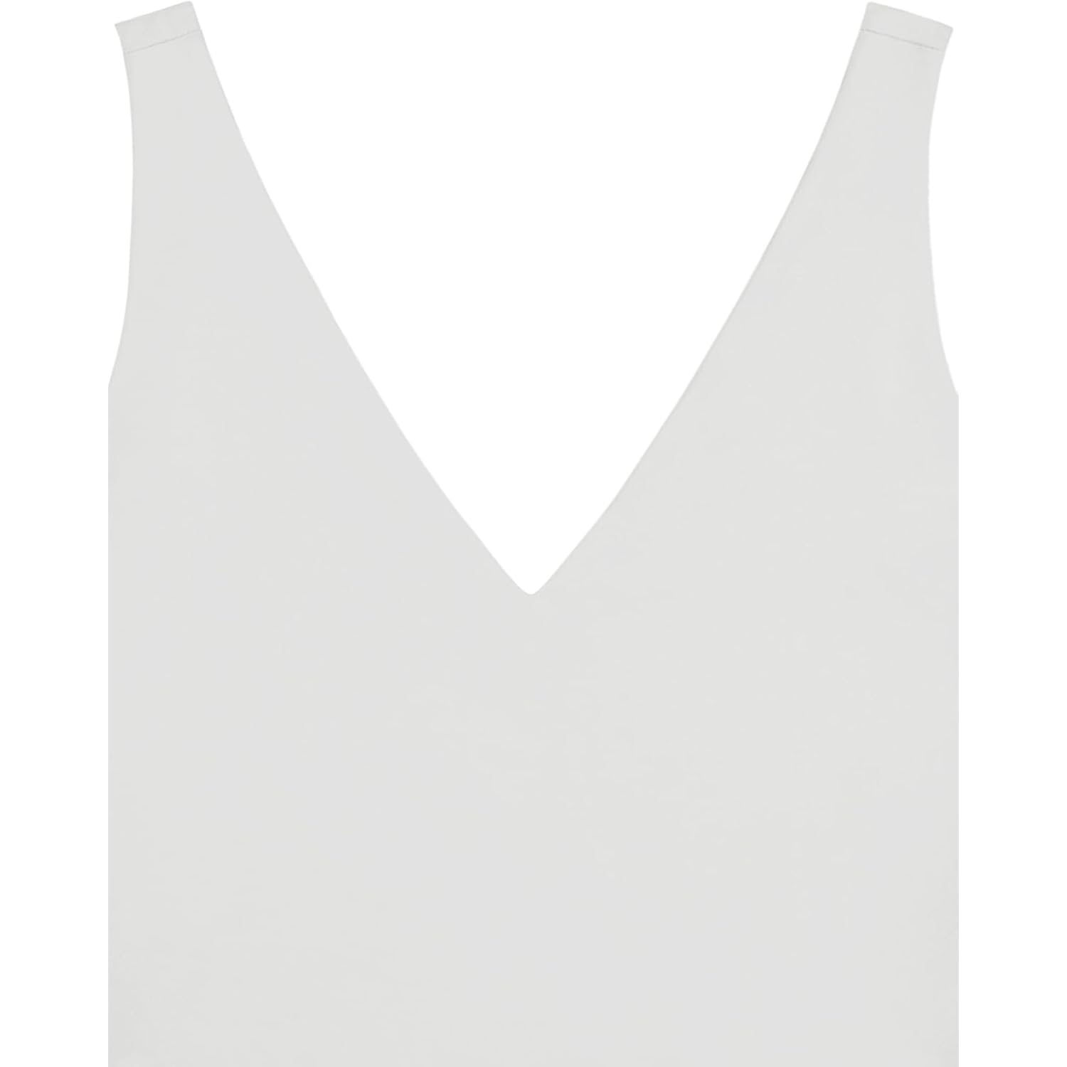 REORIA Butsmooth® Women’s Trendy Sexy Plunge Deep V Neck Sleeveless V Backless Slim Fit Going Out Crop Tank Tops