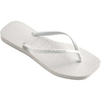 Havaianas Women's Slim Square Flip Flops In White