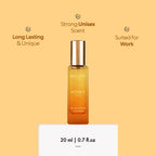 Bellavita Luxury Honey oud Eau de Parfum | 20 ml (0.7 fl.oz.) | Travel Size Perfume for Men and Women | Sweet Honey, Bergamot, Oud, and Amber Notes | Long Lasting Unisex Fragrance