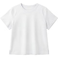 Stelle Women's Cotton T-Shirts Crewneck Short Sleeve Basic Tees Summer Casual Solid Crop Tops