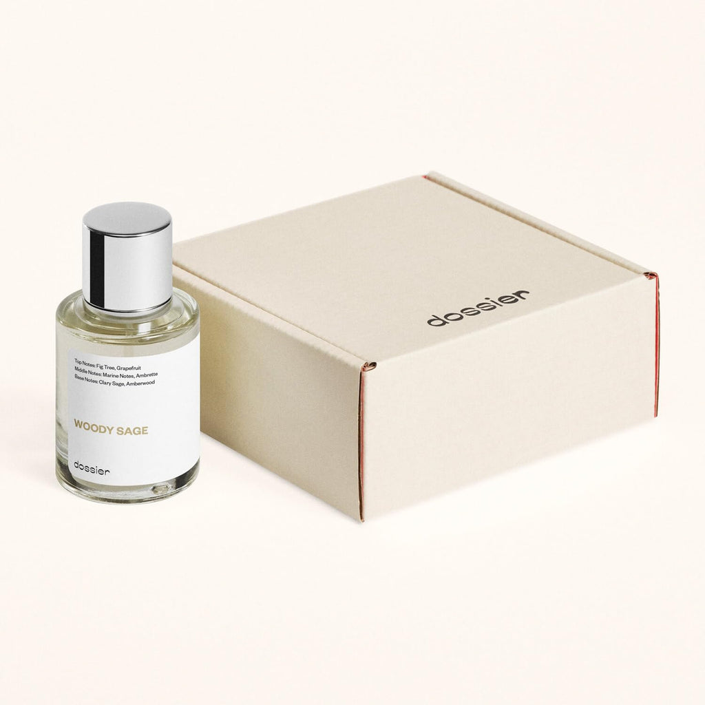 Dossier - Woody Sage - Inspired by Wood Sage & Sea Salt - Eau de Parfum - Long-Lasting Fragrance - Unisex - 1.7 fl oz (50ml)