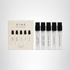 DIME Beauty Perfume Sampler Kit - Set of 5 Travel Size Perfumes for Women, Clean Fragrance Discovery Set, Eau de Toilette with Organic Sugar Cane Alcohol, Vegan, 5 x 2 ml