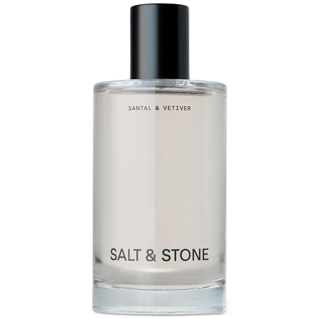 Salt & Stone Body Mist | Santal & Vetiver | Skincare Infused Hair & Body Spray for Women and Men | Hydrating Fragrance with Glycerin and Red Algae | Vegan, Cruelty Free, 3.4 fl oz