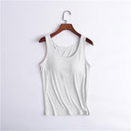 Tank Tops with Built In Bras - Women Padded Sports Cami Shirts Workout Yoga Camisole Tops Casual Comfy Undershirt