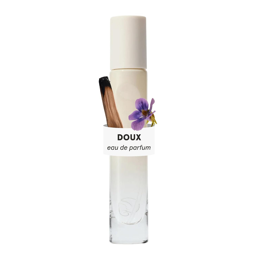 Glossier You Doux Eau de Parfum - Unisex Fragrance for Men & Women, Skin-Scent Enhancer Smells Different on Everyone - Earthy Woody Perfume with Sweet Violet, Palo Santo & Ambrox Base Notes, 8ml