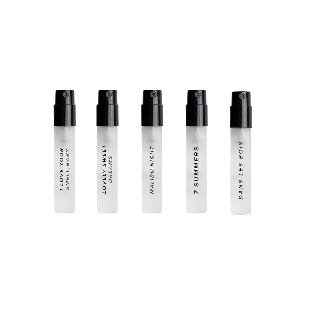 DIME Beauty Perfume Sampler Kit - Set of 5 Travel Size Perfumes for Women, Clean Fragrance Discovery Set, Eau de Toilette with Organic Sugar Cane Alcohol, Vegan, 5 x 2 ml