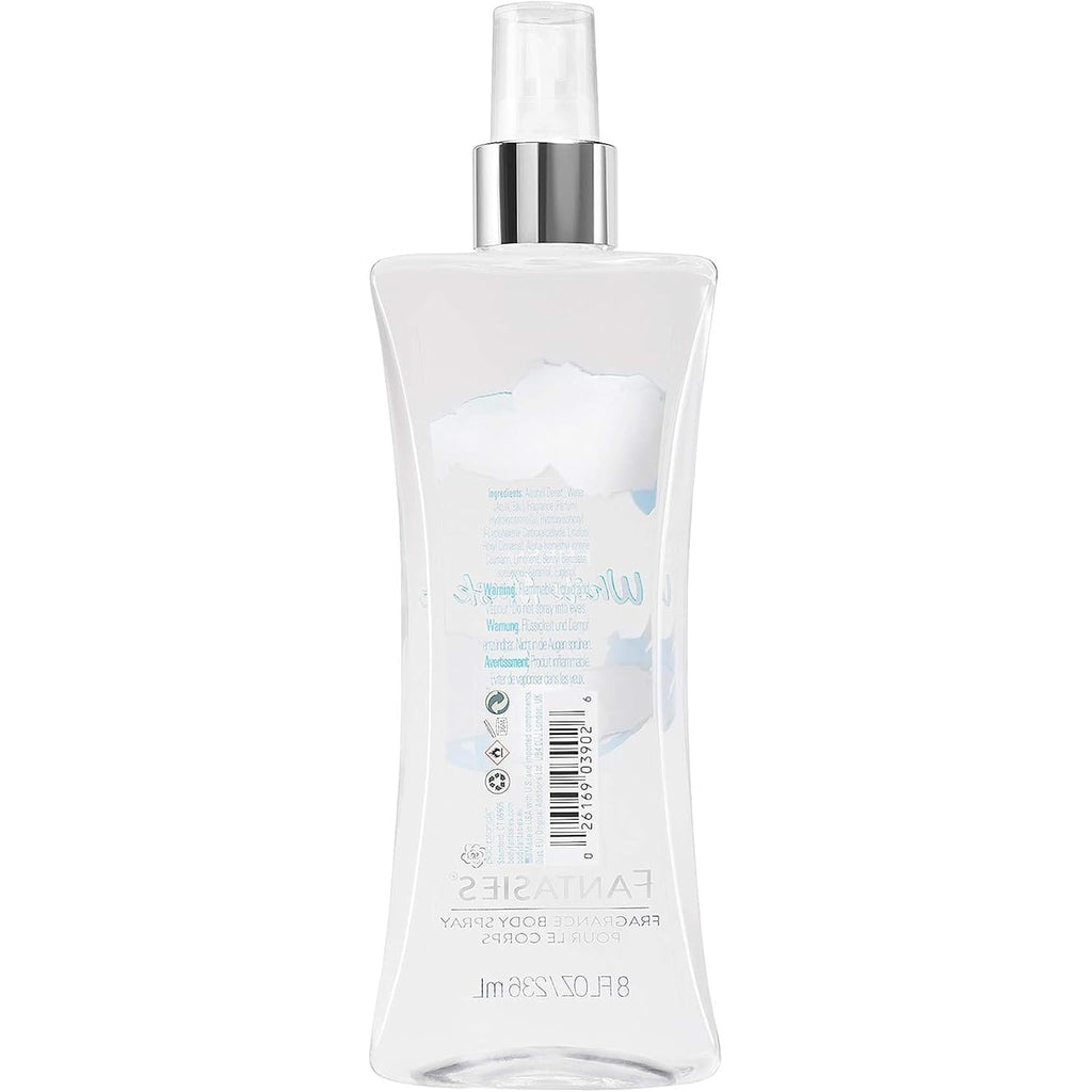 Body Fantasies Signature Fragrance Body Spray, Fresh White Musk, 8 Fluid Ounce