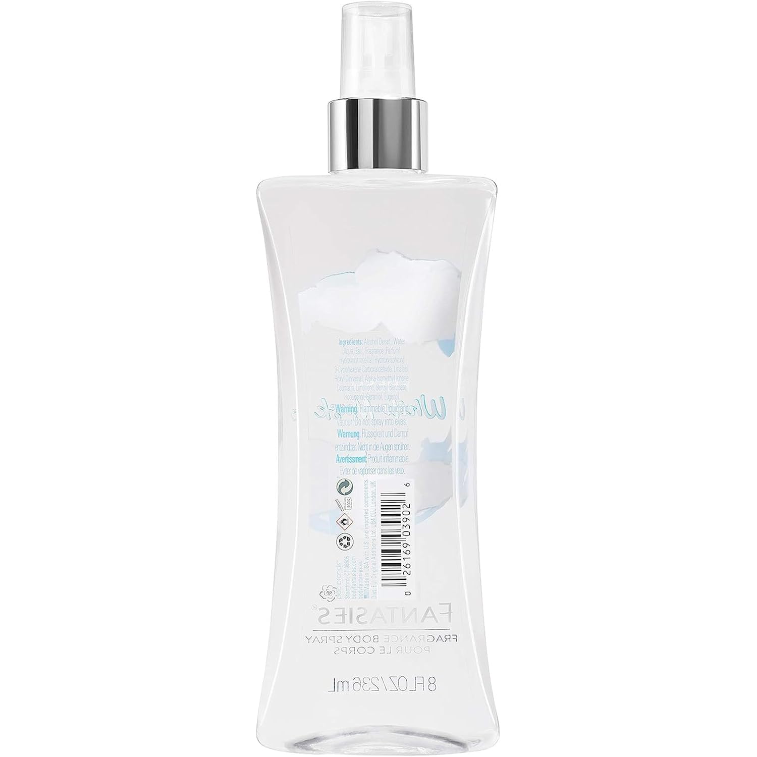 Body Fantasies Signature Fragrance Body Spray, Fresh White Musk, 8 Fluid Ounce