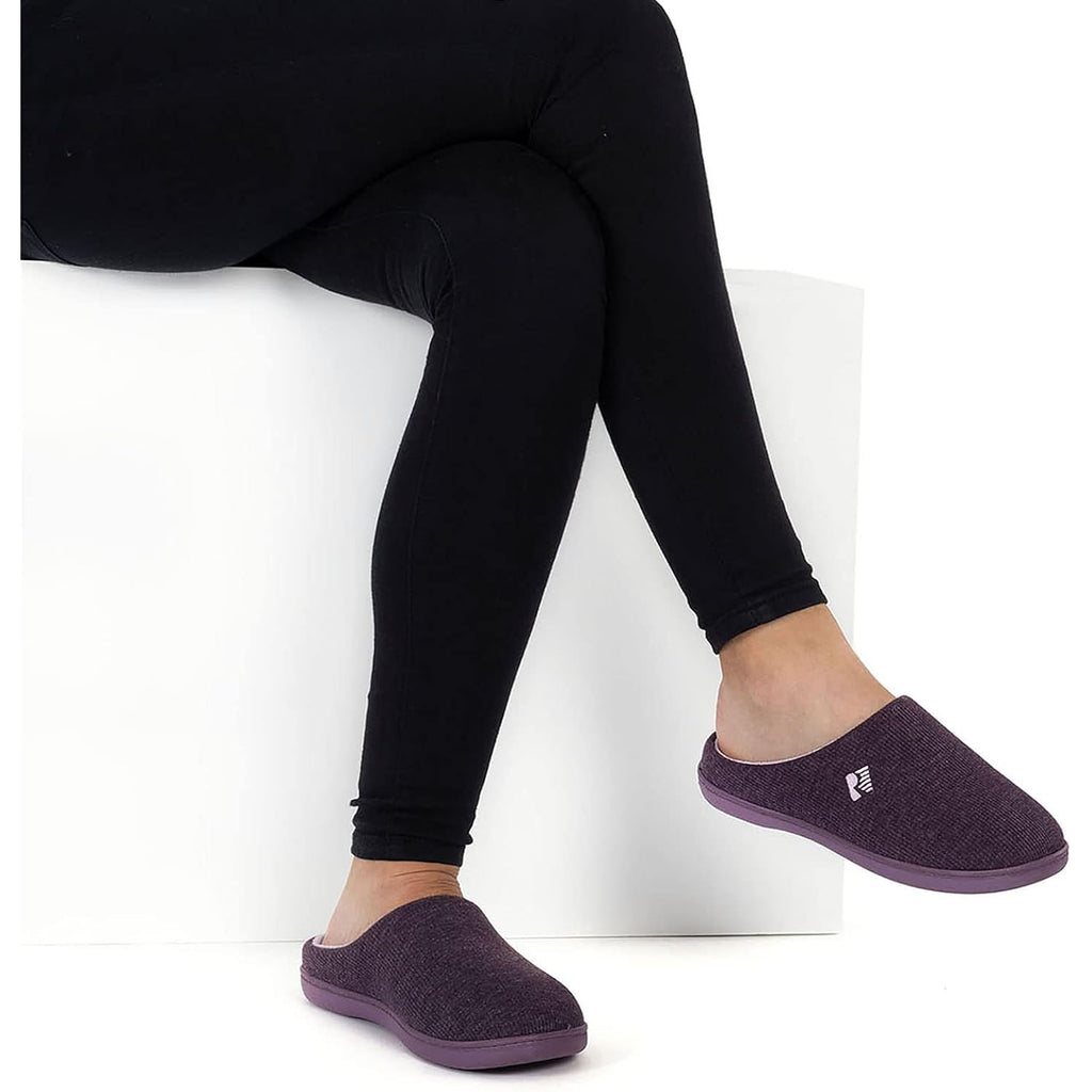 Women's Slippers Two-Tone Eggplant