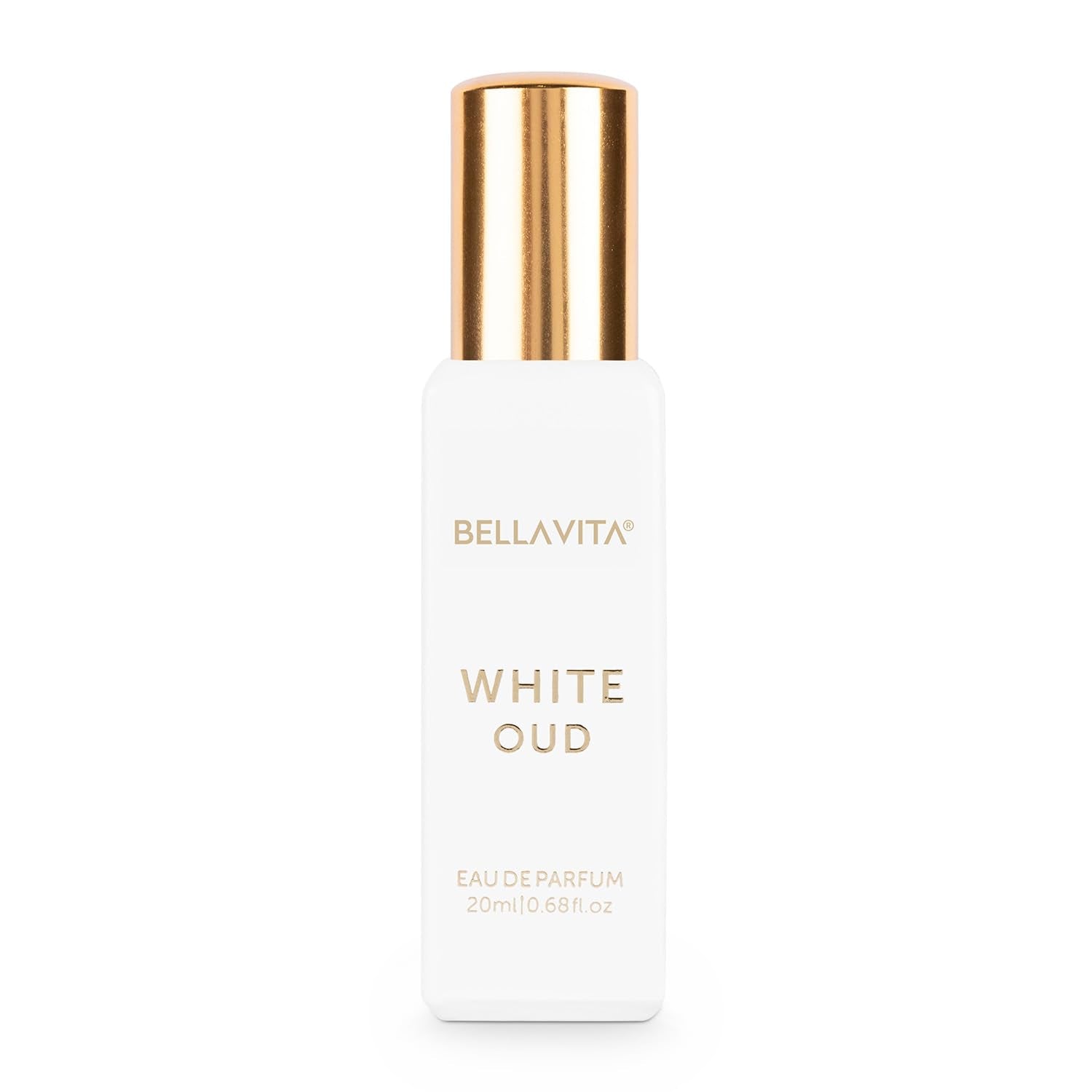 Bellavita Luxury WHITE OUD Eau de Parfum | 20 ml (0.7 fl.oz.) | Travel Size Perfume for Men and Women | Fruity, Artemisia Lemon, Freesia, and Tobacco Notes | Long Lasting Unisex Fragrance
