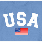 USA 4th of July Shirts Women Patriotic American Flag T-Shirts Fourth of July Red White and Blue Tee Tops