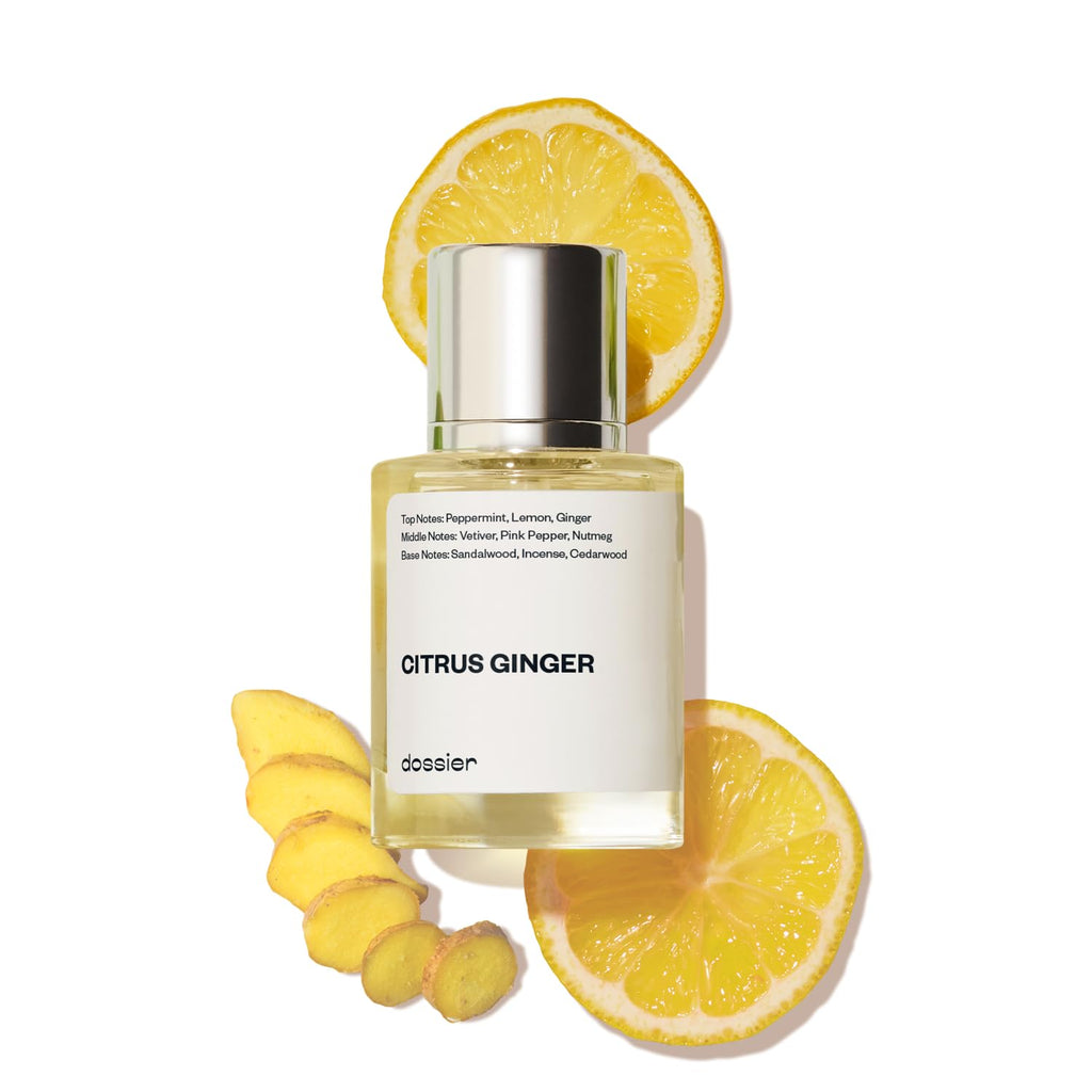 Dossier - Citrus Ginger - Eau de Parfum - Inspired by Bleu de Chanel - Long-Lasting Fragrance - Masculine - 1.7 fl oz (50ml)