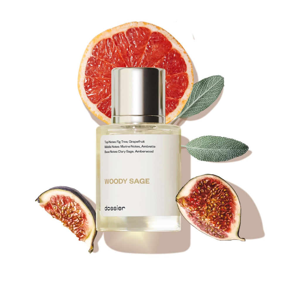 Dossier - Woody Sage - Inspired by Wood Sage & Sea Salt - Eau de Parfum - Long-Lasting Fragrance - Unisex - 1.7 fl oz (50ml)