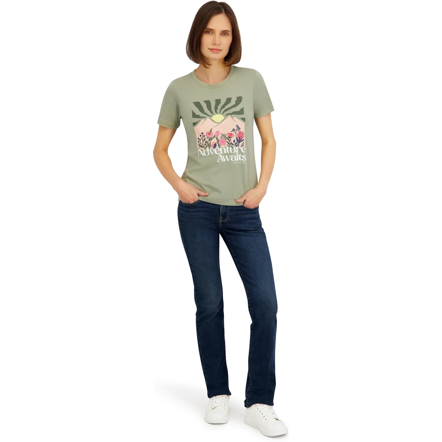 Women's Adventure Graphic T-Shirt Red