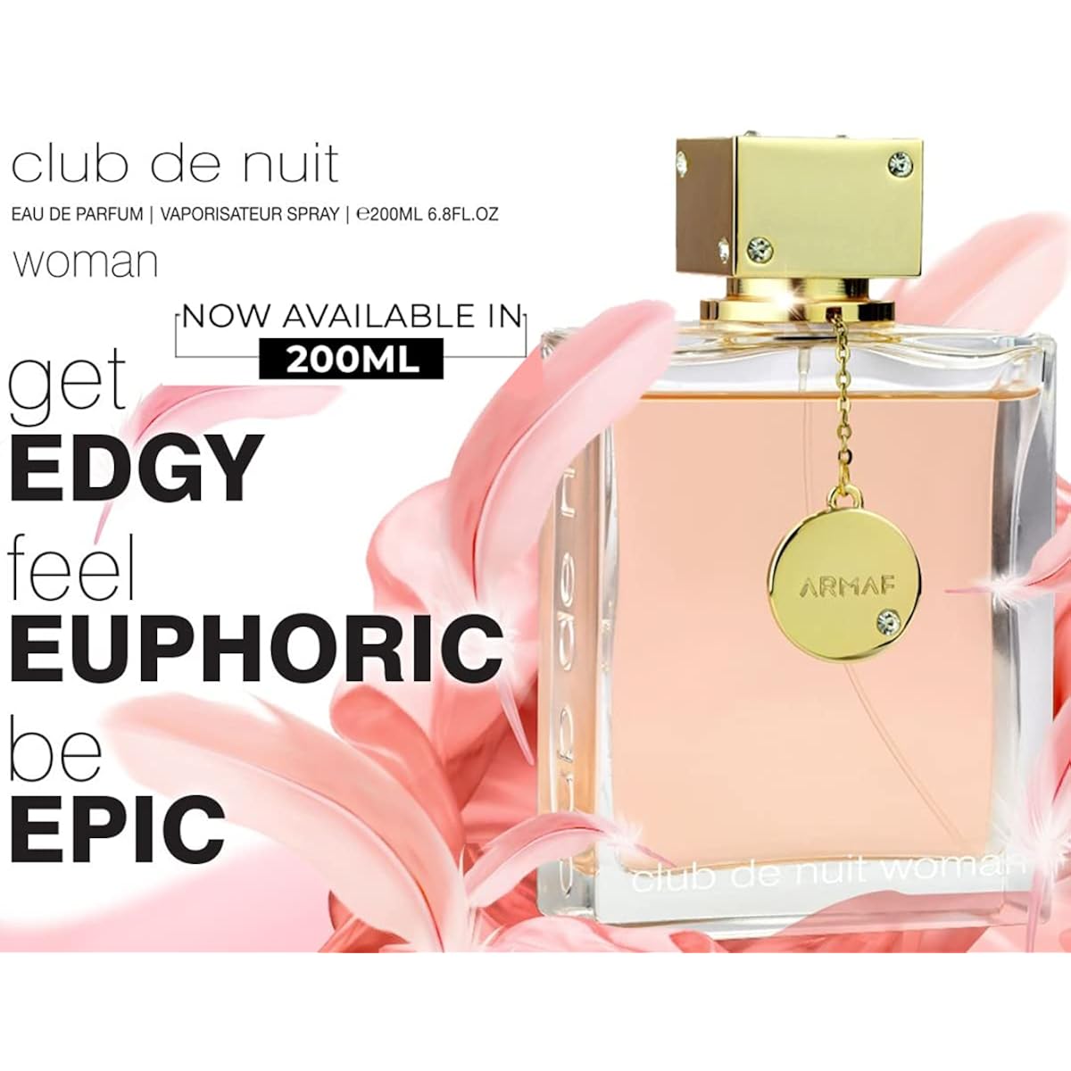 Armaf Club de Nuit for Women Eau de Parfum Spray, 6.8 Ounce / 200 ml