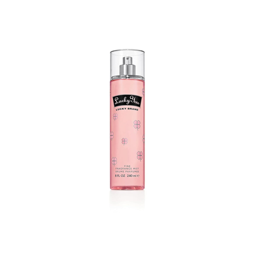 Lucky Brand, Lucky You Women's Body Mist, Eau de Toilette Spray, Day or Night Fragrance with Fresh Flower Citrus Scent, 8 Fl Oz