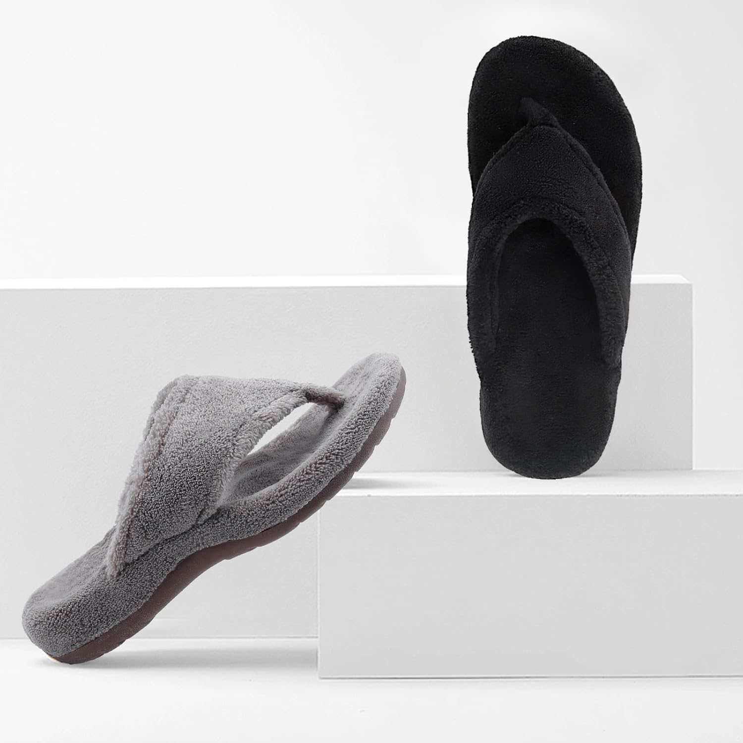 Women's Slippers Orthotic Black
