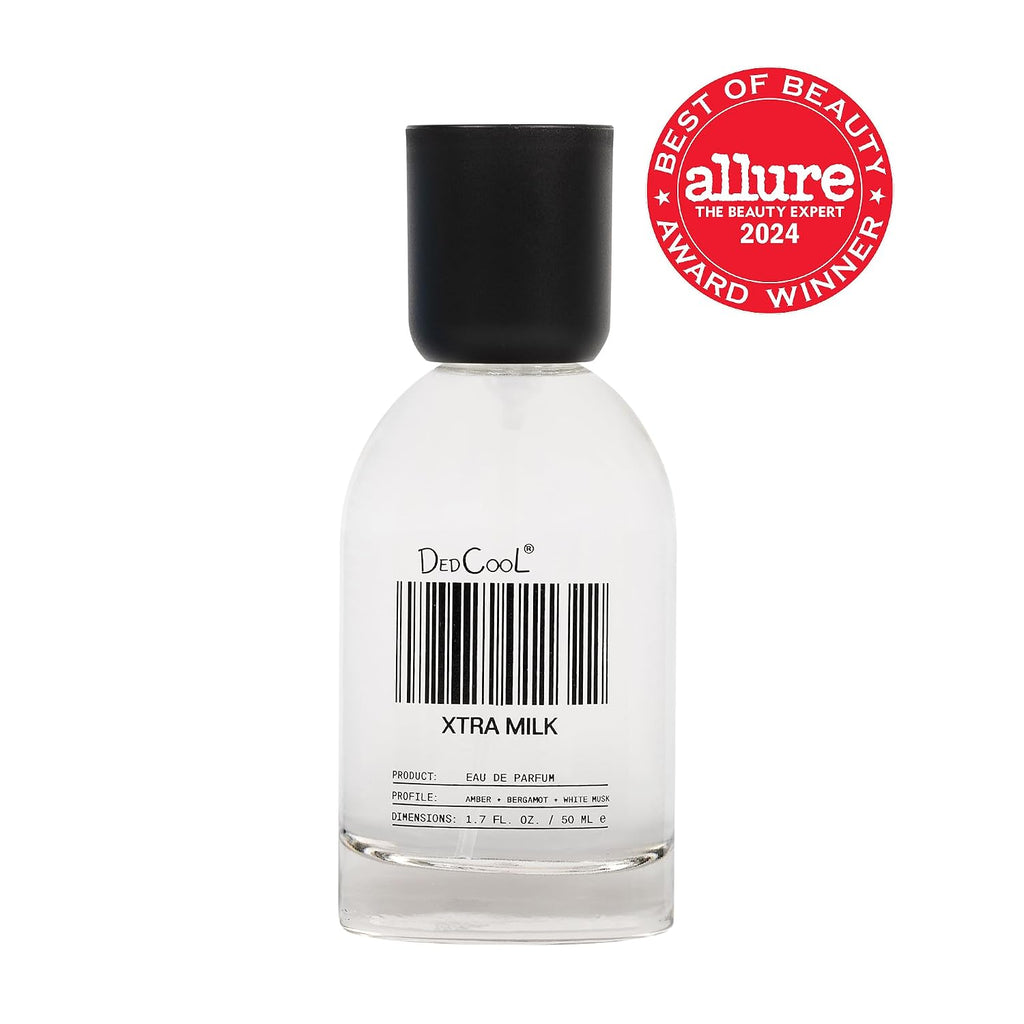 DedCool Eau de Parfum | Xtra Milk | Bergamot, White Musk & Amber | Clean Unisex Fragrance | Non-Toxic, Vegan | 1.7 fl oz