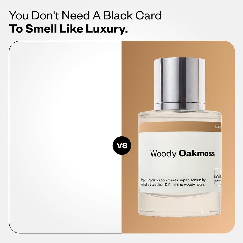 Dossier - Woody Oakmoss - Eau de Parfum - Perfume Luxury - Pure Infused - Paraben-Free - Vegan - For Women - Fragrance 1.7 Fl oz (Spray 50ml)