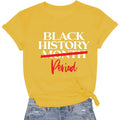 Black History T-Shirt for Women Black History Month Tshirt Juneteenth Period Tee Tops