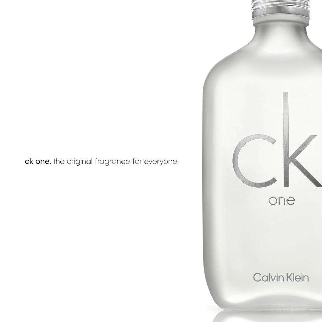 Calvin Klein CK One Eau de Toilette – Citrus Unisex Fragrance – With Notes of Green Tea