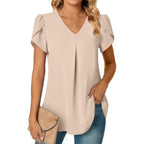 Women's Chiffon Leggings Fit Tunic Top Khaki
