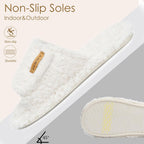 Women's Slippers Adjustable White