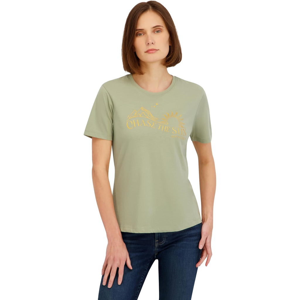 Spyder Women's Metallic Sun Graphic Short Sleeve Tee T-Shirt