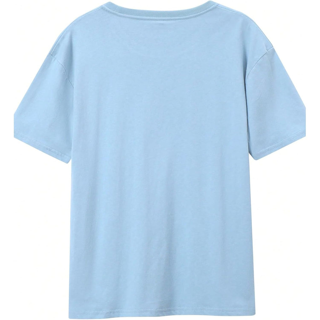 SOLY HUX Women's Lemon Shirts Short Sleeve Crew Neck Graphic Tees Summer T-Shirt Vacation Tops