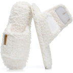 Women's Slippers Adjustable White