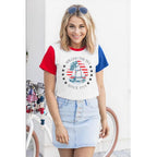 4th of July Shirts for Women Spilling The Tea Since 1773 Shirt Patriotic American Top History Teacher Tee