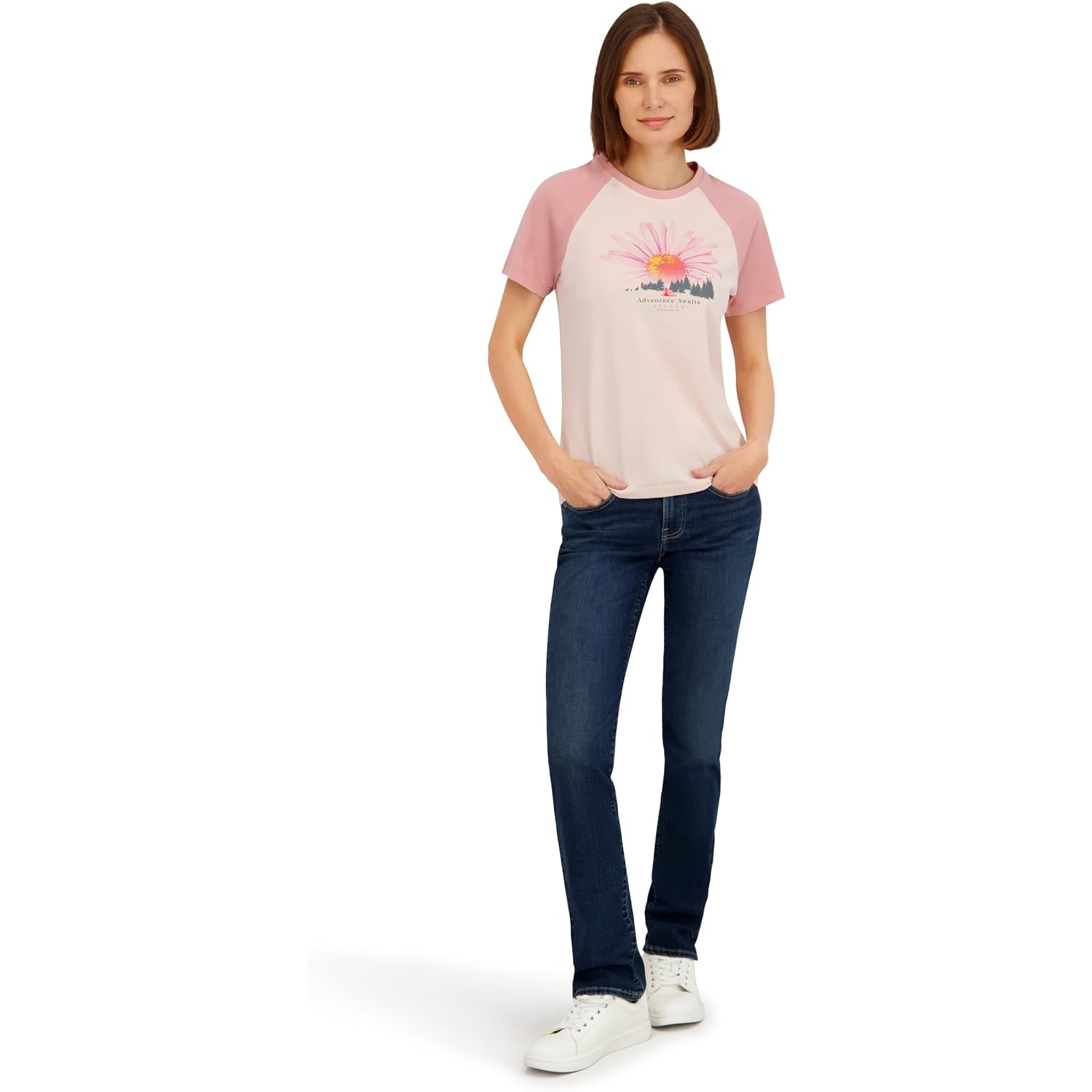 Spyder Women's Floral Adventure Graphic Short Sleeve Tee T-Shirt