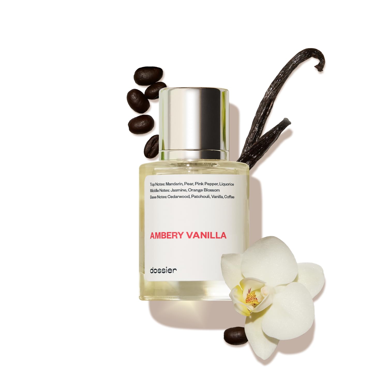 Dossier - Ambery Vanilla - Inspired by Black Opium - Eau de Parfum - Vanilla Perfume - Long-Lasting Fragrance - Feminine - 1.7 fl oz (50ml)