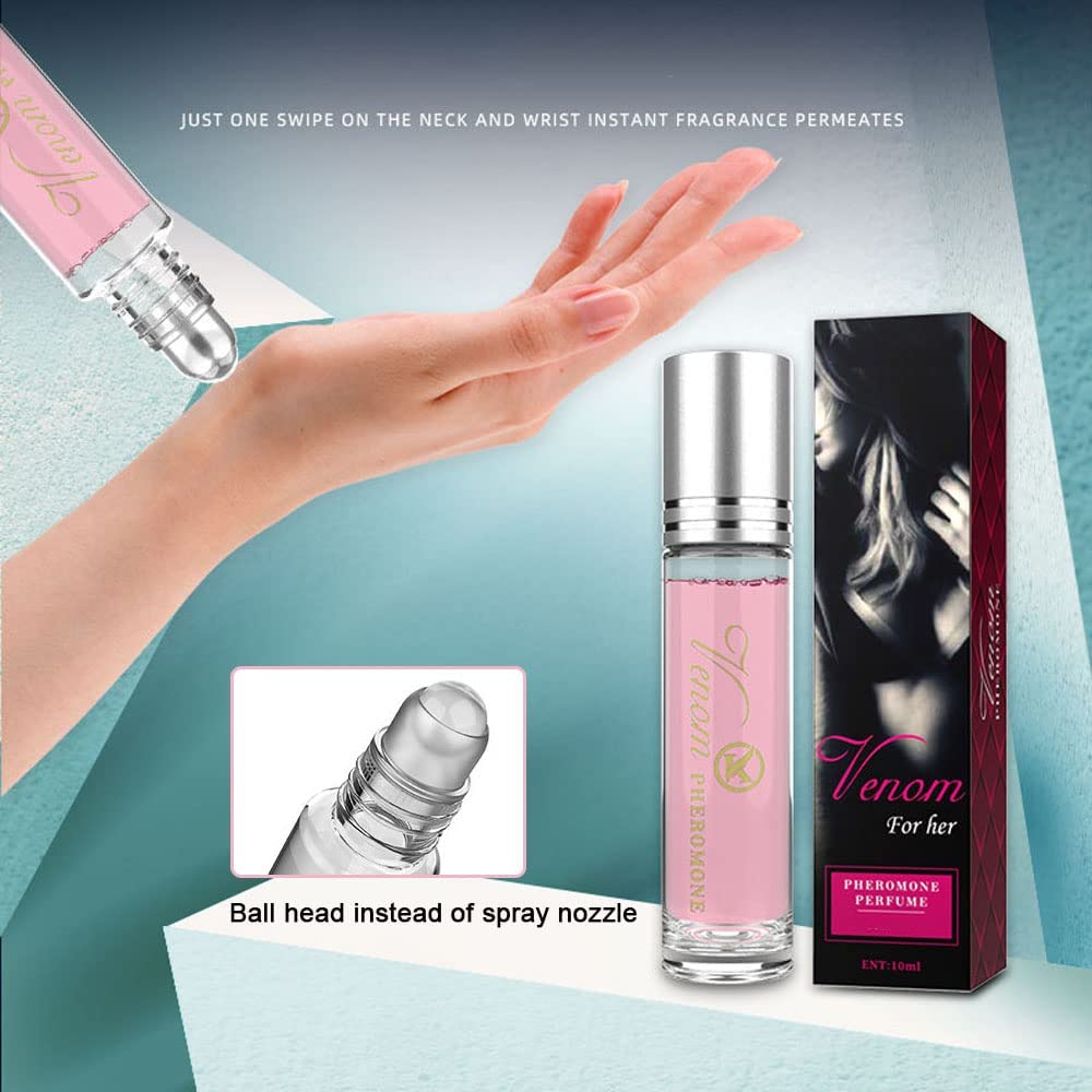 Women Pheromone Perfume - Long-lasting and Addictive Personal Roll-on Pheromone Perfume Oil Fragrance - Cologne for Women to Attract Men
