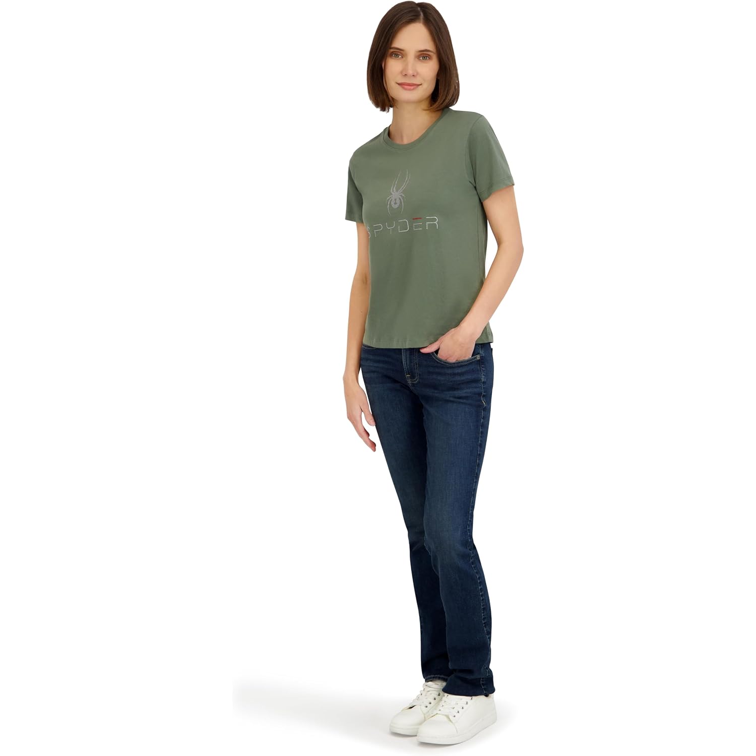 Spyder Women's Core Classic Logo Graphic Short Sleeve Tee T-Shirt