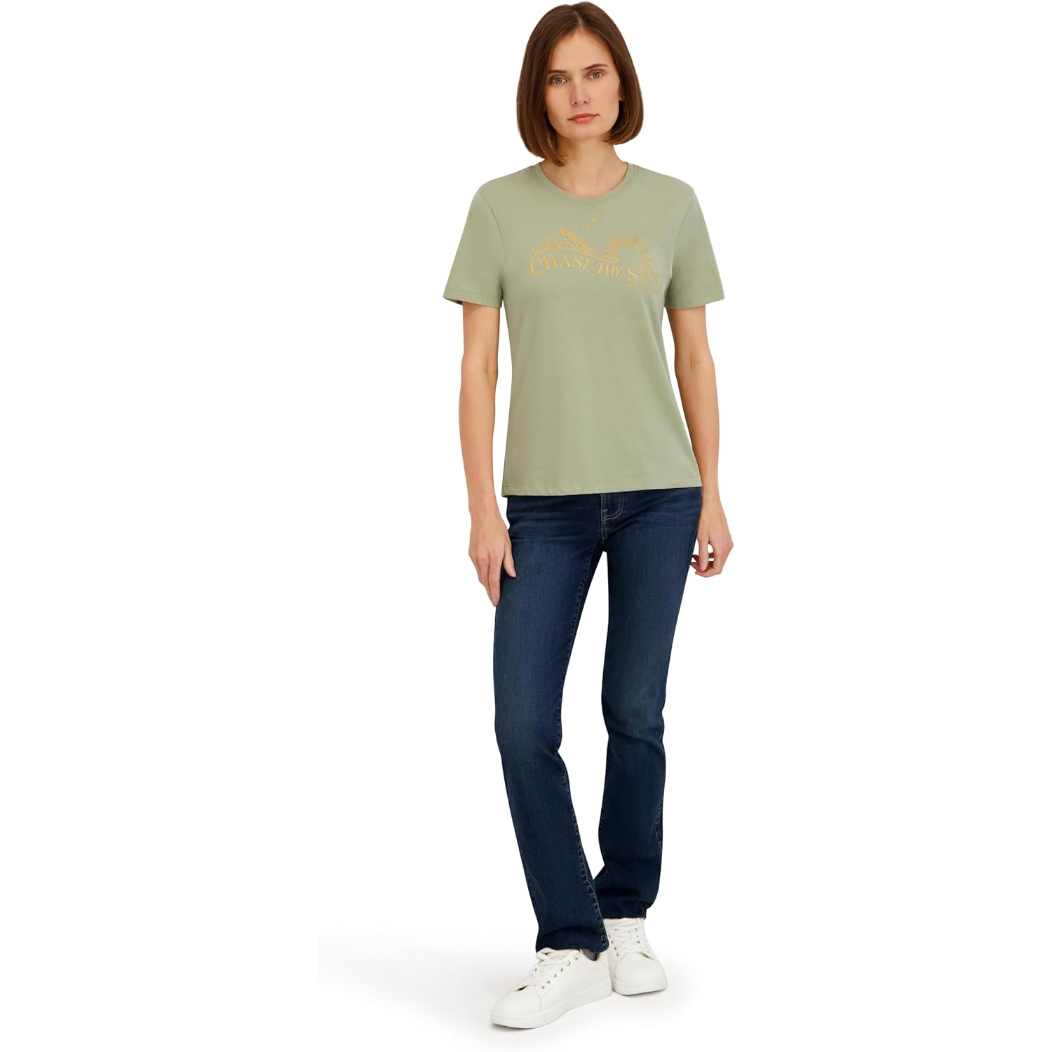 Spyder Women's Metallic Sun Graphic Short Sleeve Tee T-Shirt