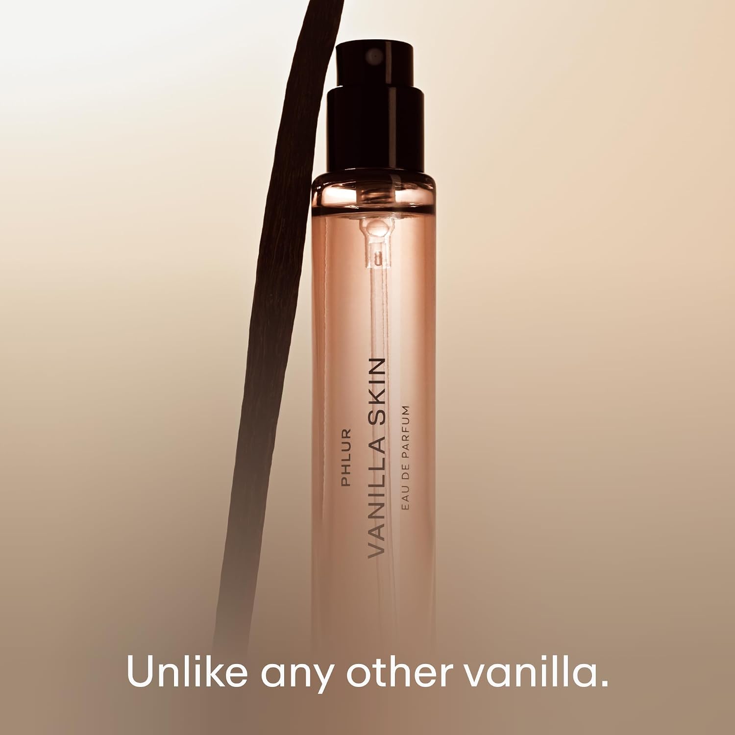 PHLUR Vanilla Skin Perfume for Women & Men, 9.5 mL – Warm Vanilla Eau de Parfum with Pink Pepper, Pink Apple, Cashmere Wood & Sandalwood Fragrance