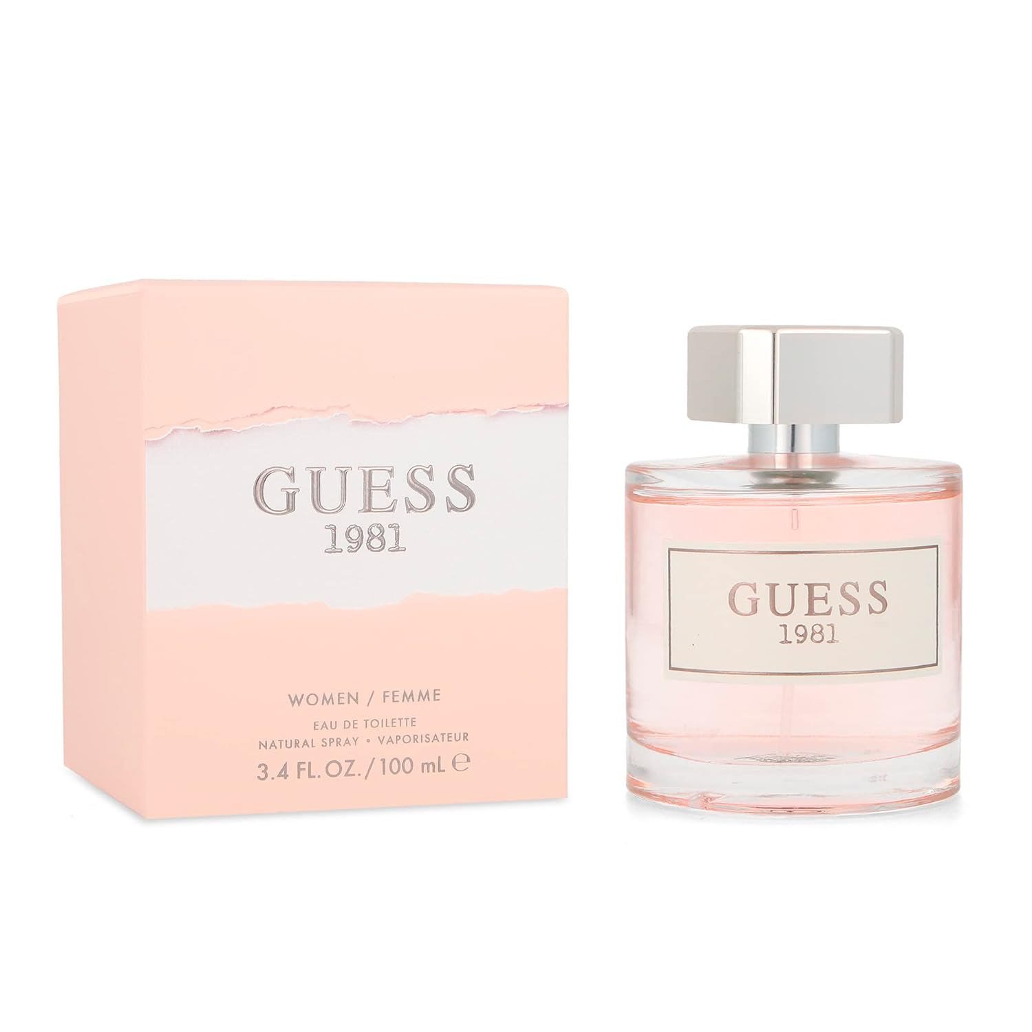 Guess 1981 Eau De Toilette Perfume Spray for Women, 3.4 Fl. Oz.