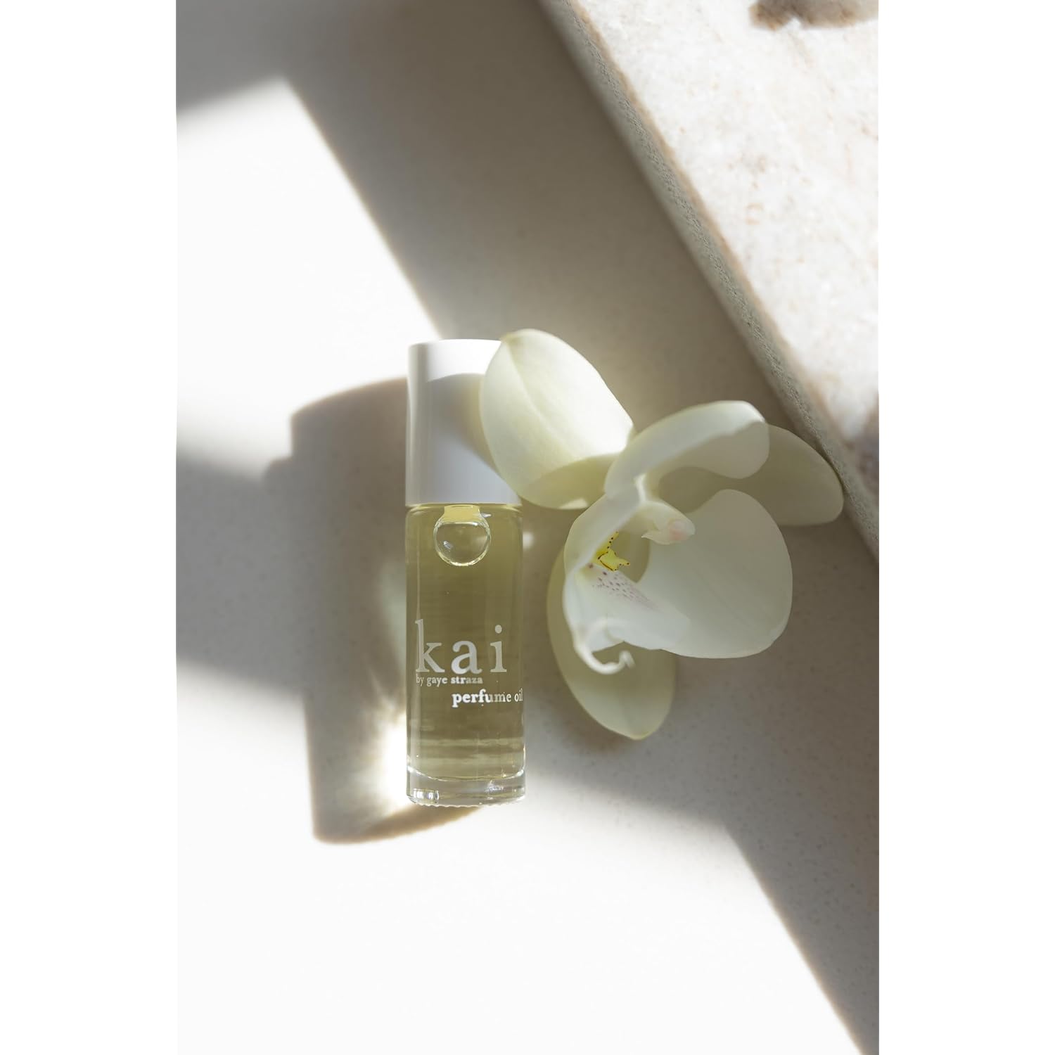 kai perfume oil – a fresh, beautiful, light gardenia scent wrapped in white exotics, 1/8 oz perfume roll-on | long lasting, serene, vegan, clean and inspired by memories of Hawaiian vacations