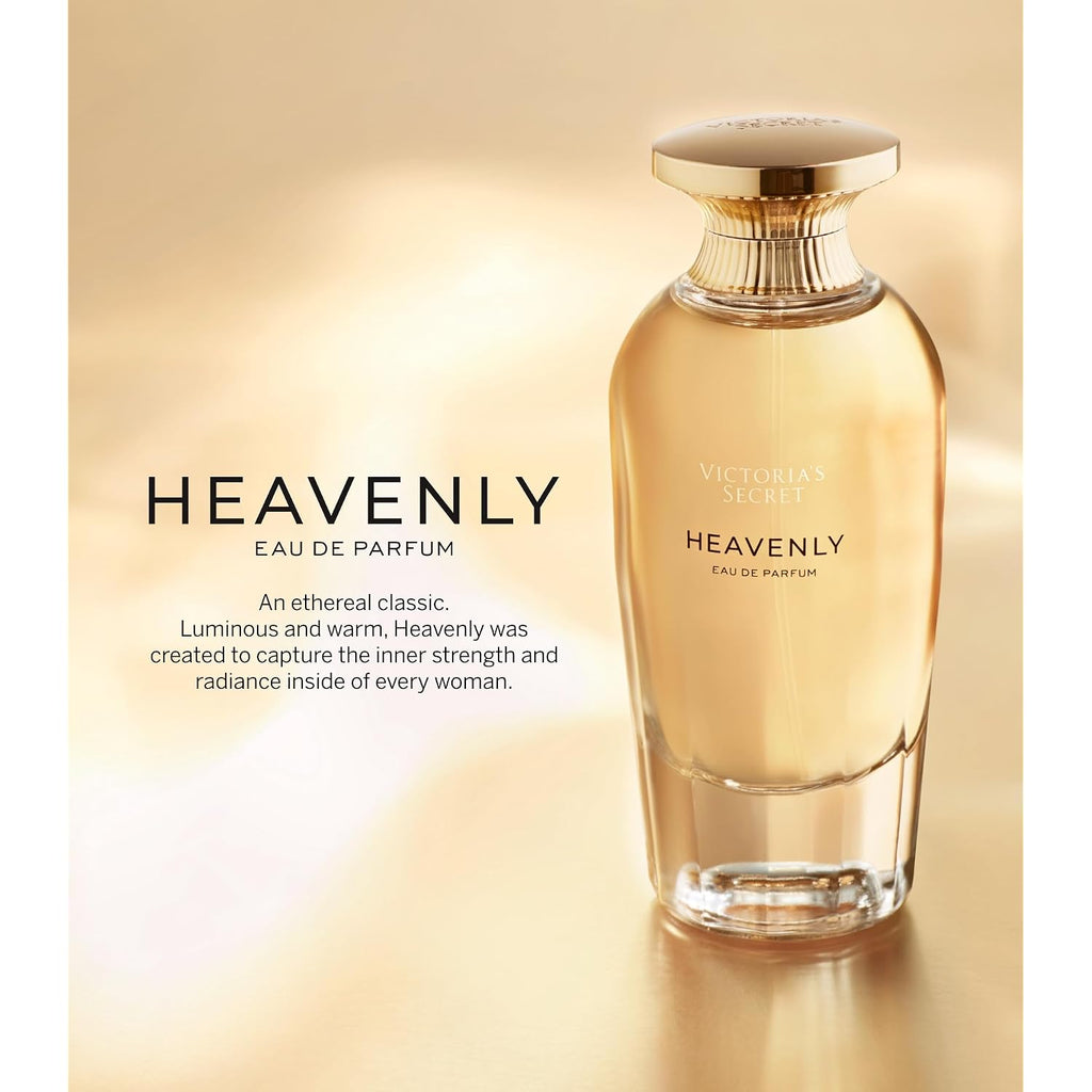 Victoria's Secret Heavenly Eau de Parfum, Notes of Gold Musk, Vanilla Sandalwood & White Jasmine, Perfumes for Women (1.7 oz)