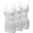 Emmalise Women's Basic Casual Long Camisole Adjustable Strap Cami Layering Top