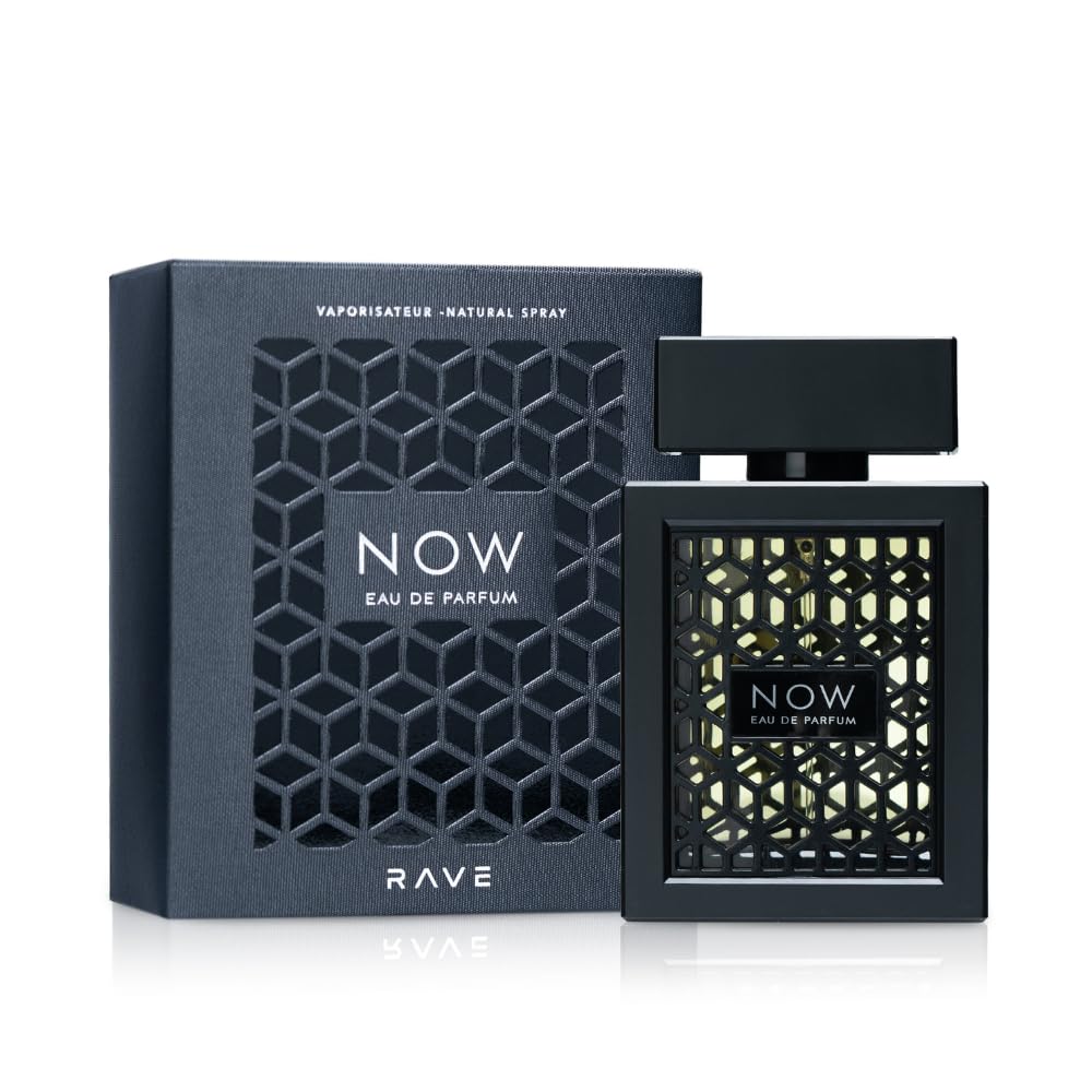 Rave Now for Men Eau de Parfum Spray, 3.4 Ounce