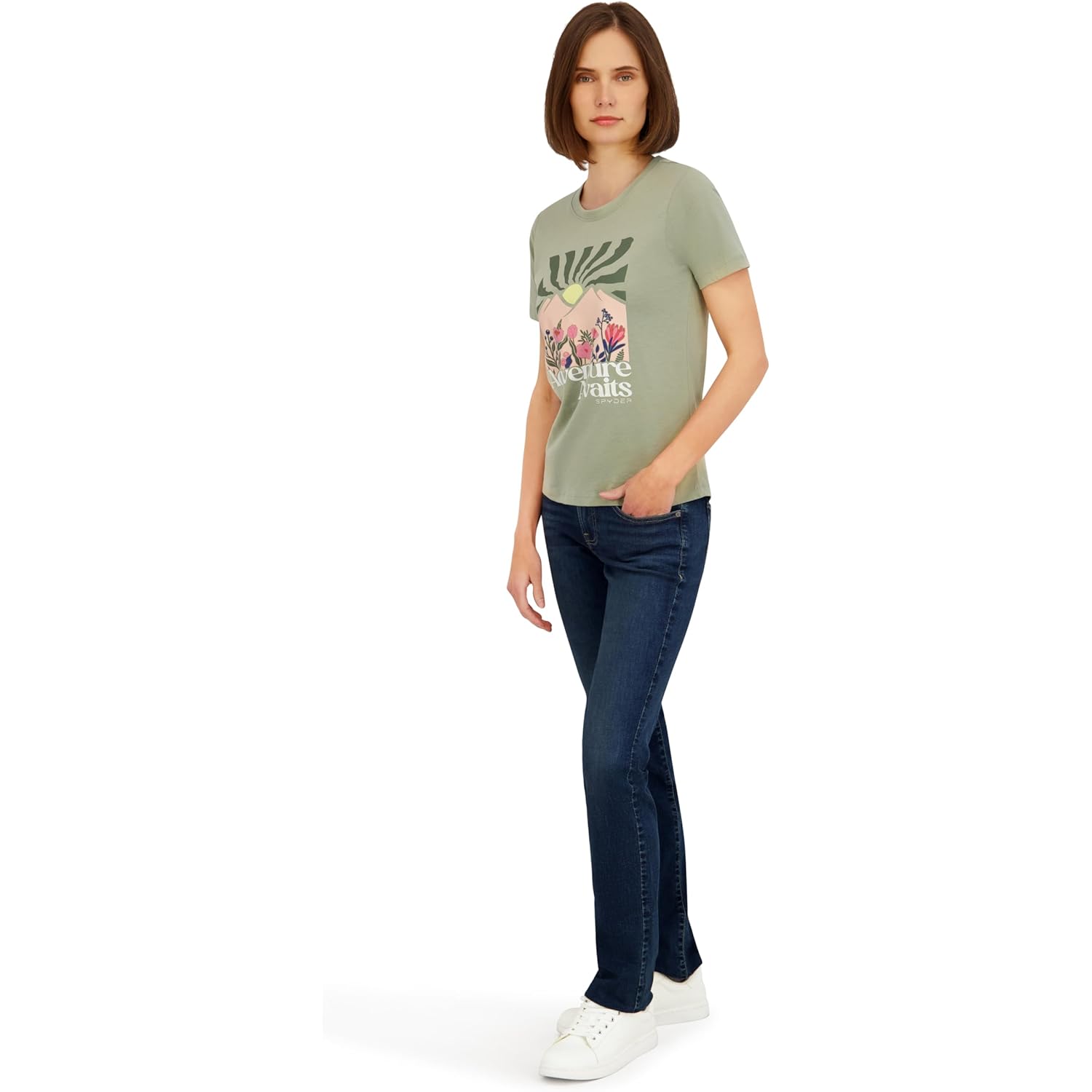 Women's Adventure Graphic T-Shirt Red