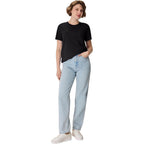 Hanes Women's Perfect-T Crewneck T-Shirt, Lightweight Cotton Short Sleeve Tee for Women