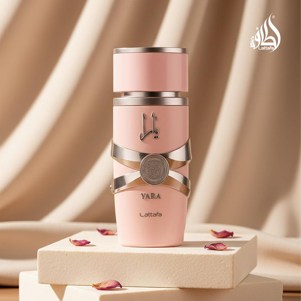 Lattafa Yara - Vanilla, Gourmand, Fruity, Floral - Eau de Parfum Long-Lasting Fragrance for Women, 3.40 Ounce / 100 ml