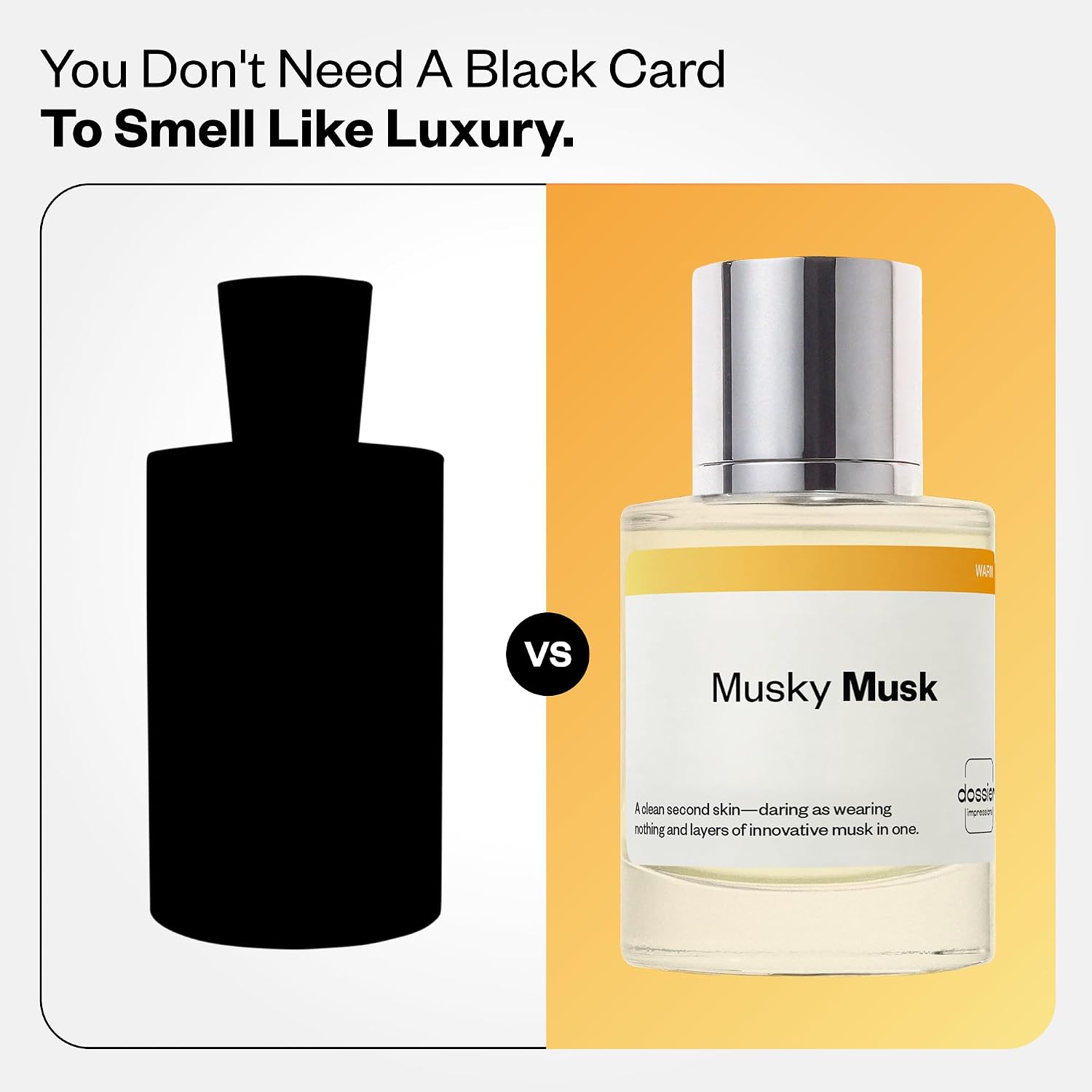 Dossier - Musky Musk - Eau de Parfum - Inspired by Juliette.Gun's Not a Perfume - Perfume Luxury - Pure Infused - Paraben-Free - Vegan - For Women - Fragrance 1.7 Fl Oz (Spray 50ml)