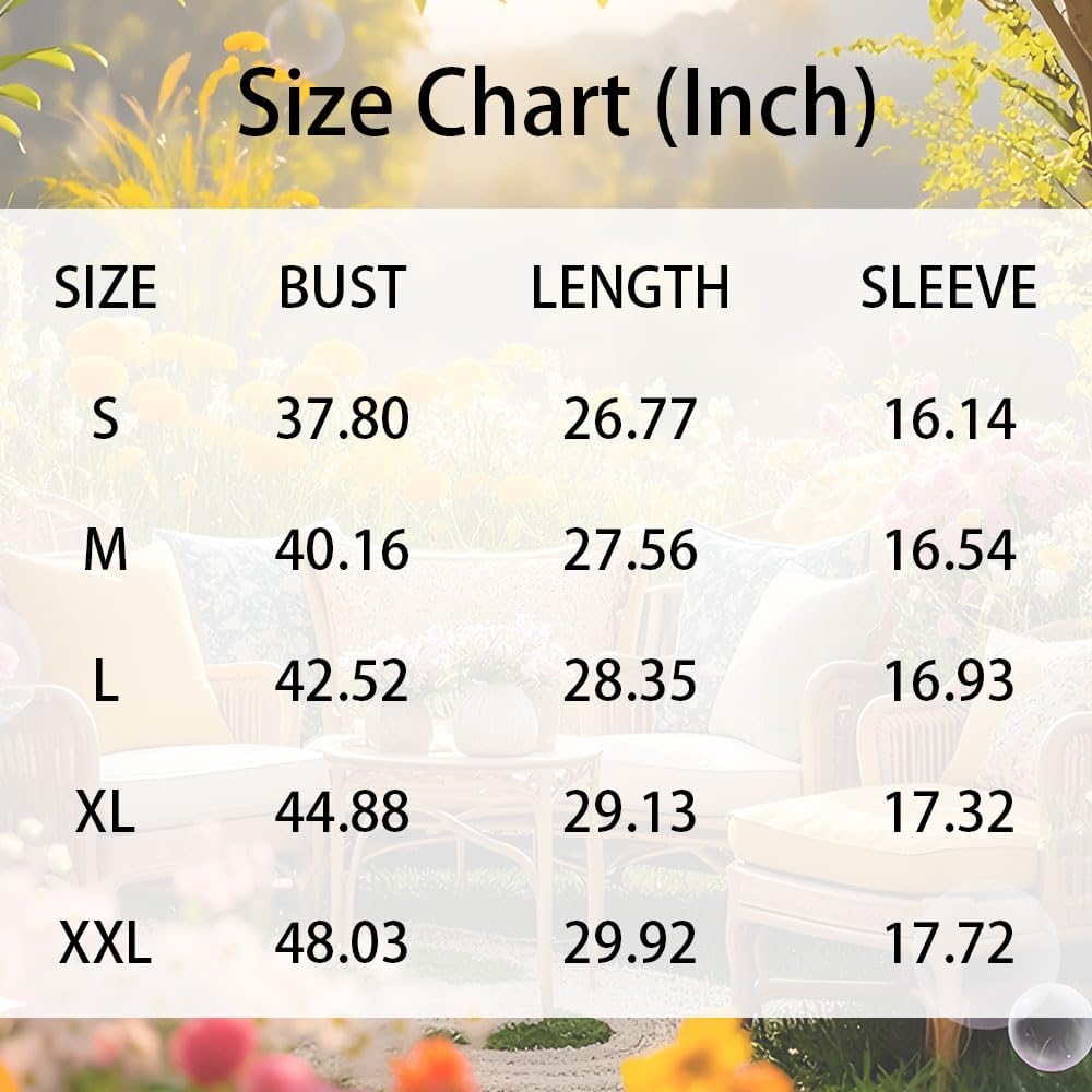 Womens V Neck Flowers Shirts Boho Floral Printed T-Shirt Vintage Graphic Tee Summer Casual Cute 3/4 Sleeve Tops