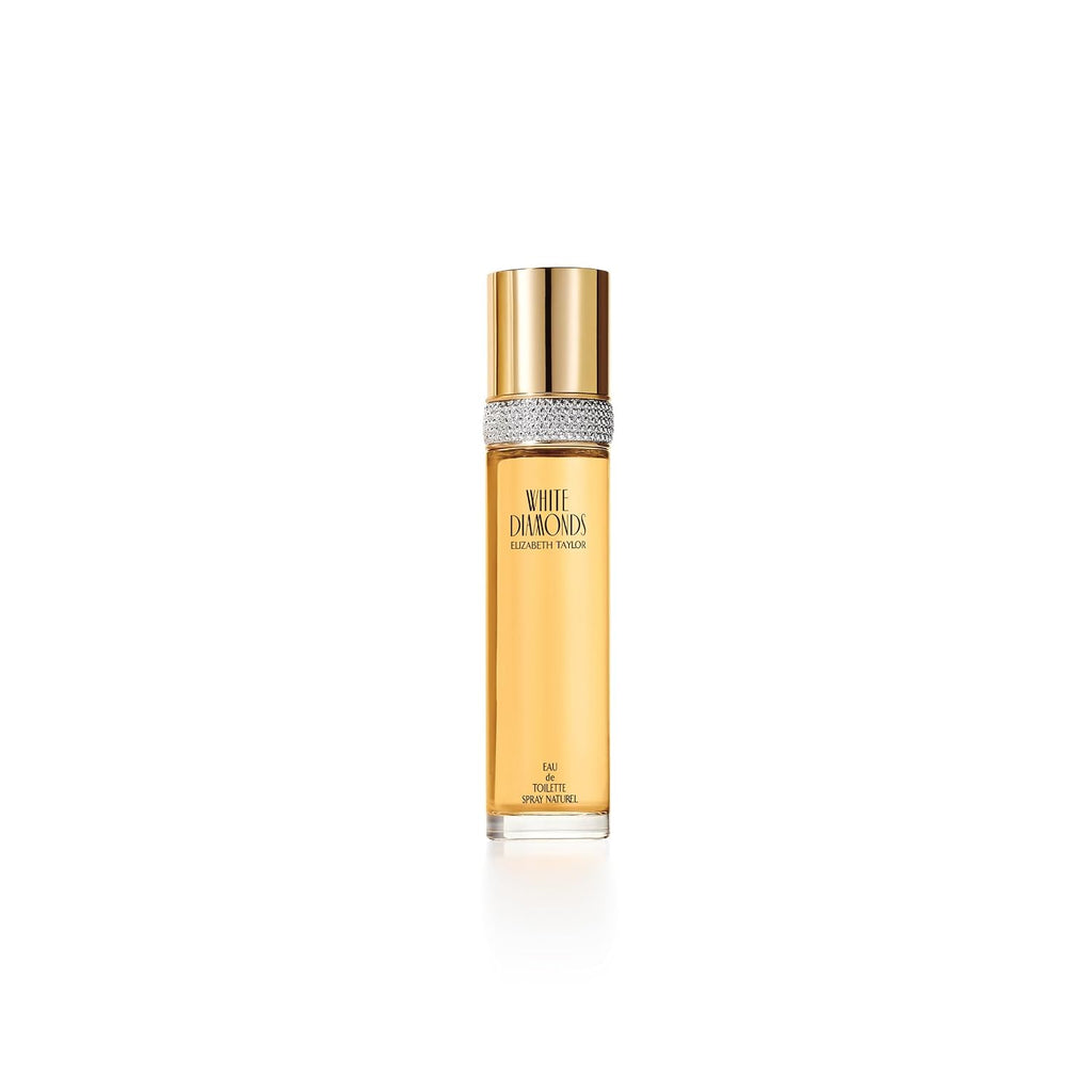 Elizabeth Taylor White Diamonds Women's Perfume, Long-Lasting Floral Fragrance for Her, Eau de Toilette EDT Spray, 3.3 fl oz