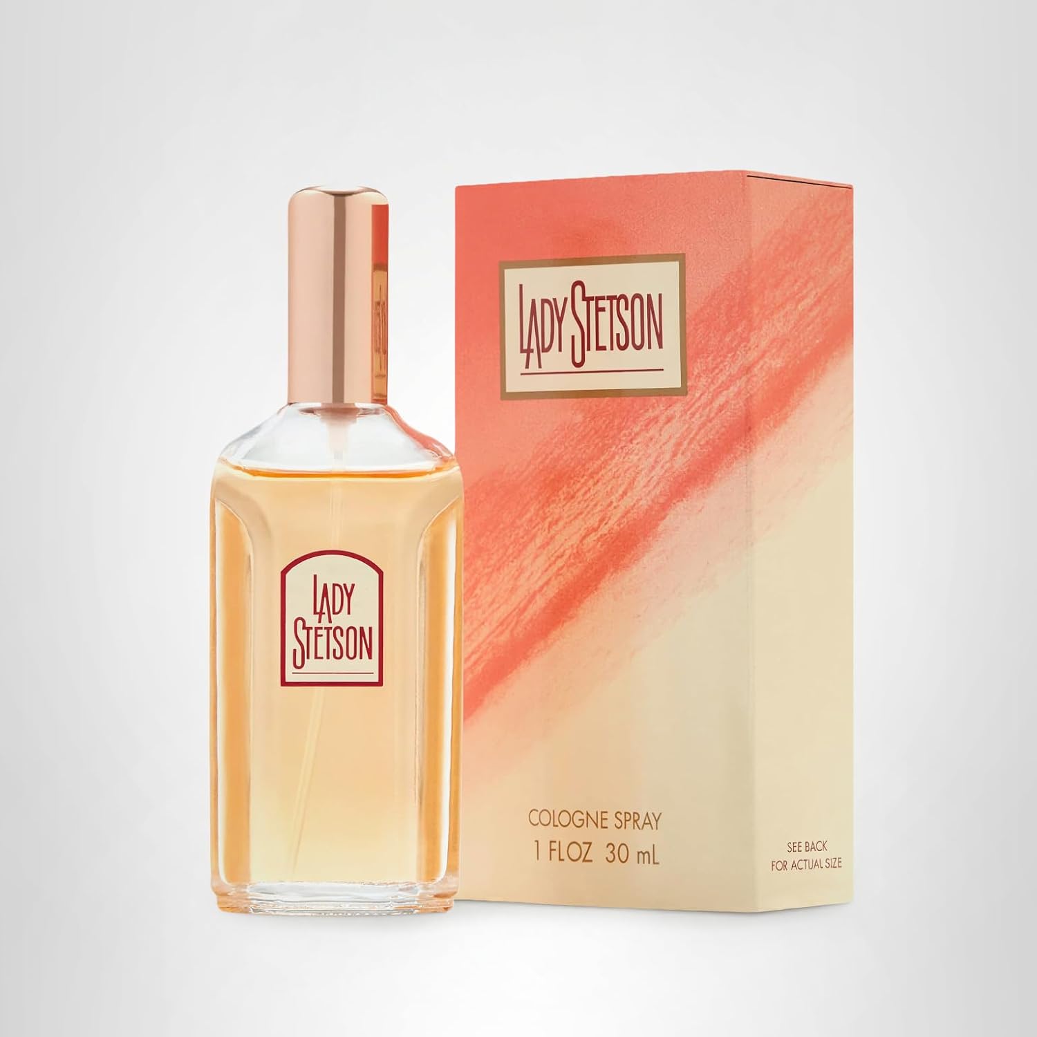 STETSON Lady Stetson - Perfume for Women - Feminine, Fierce, Woody, and Heady Scent with Fragrance Notes of Peach, Rose, and Sandalwood - 1.0 Fl Oz